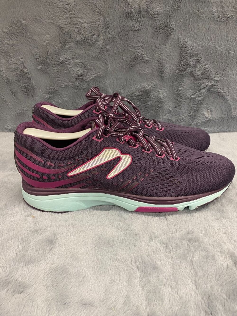 Newton Fate 7 Womens Sneakers Trainers Size 8.5 Purple Pink Blue Running Jogging - Picture 4 of 13